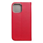 Etui i futerały do telefonów - OEM Kabura Smart Case Book Do Iphone 13 Pro Max Czerwony - miniaturka - grafika 1