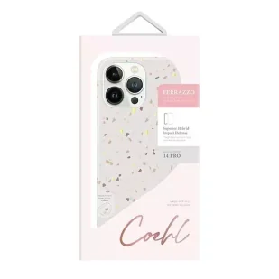 Etui UNIQ Coehl Terrazzo do iPhone 14 Pro 6,1" piaskowy/sandstone - Etui i futerały do telefonów - miniaturka - grafika 5