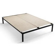 Stelaże pod materac - Łóżko do sypialni 160x200 cm samonośny stelaż metalowy LACHTI - miniaturka - grafika 1