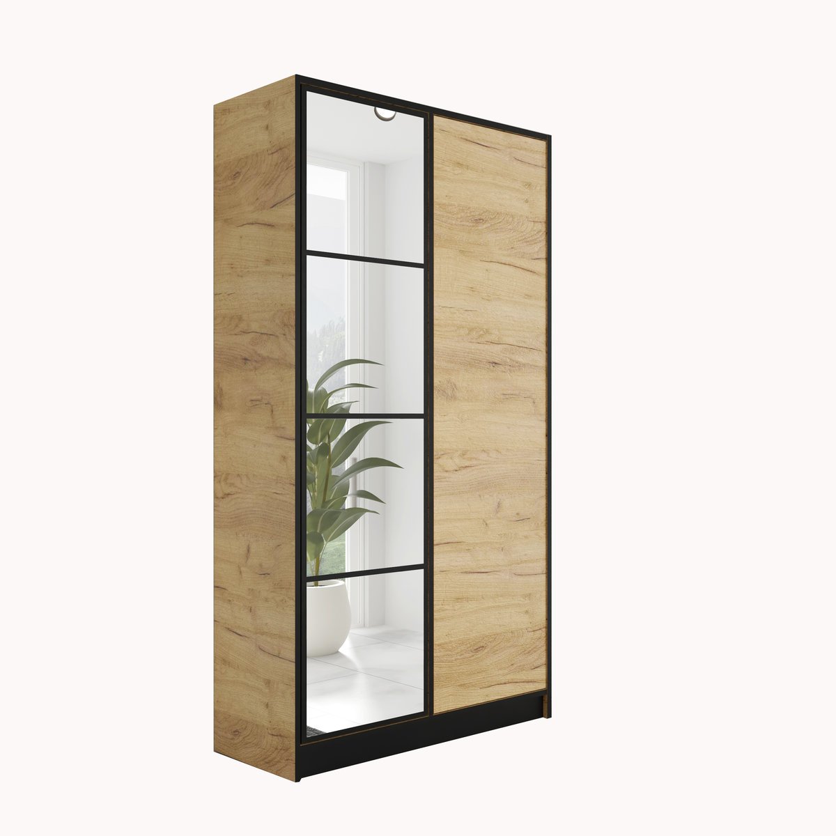 Szafa EDEN wzór 1 dąb craft złoty