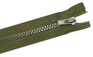 Pasmanteria - Zamek kostka rozdzielczy 50 cm ( Khaki 566 ) - miniaturka - grafika 1
