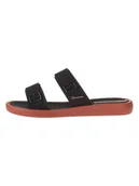 Klapki i japonki damskie - Ipanema Klapki "Nueva" w kolorze jasnobrązowo-czarnym - miniaturka - grafika 1