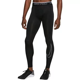 Nike Męskie legginsy M Np Df Tight, czarno-biały, 3XL - Legginsy - miniaturka - grafika 1