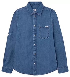 Pepe Jeans Damska koszula Portez, Niebieski (Denim-HS8), 6 Jahre - Koszule damskie - miniaturka - grafika 1