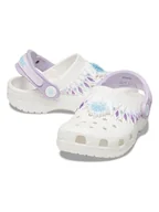 Buciki dla niemowląt - Crocs Chodaki "Classic Fun Lab I AM Frozen II" w kolorze biało-błękitno-lawendowym - miniaturka - grafika 1