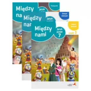 Między nami. Język polski 7. Podręcznik i zeszyt ćwiczeń, część 1-2 - Podręczniki dla szkół podstawowych - miniaturka - grafika 1