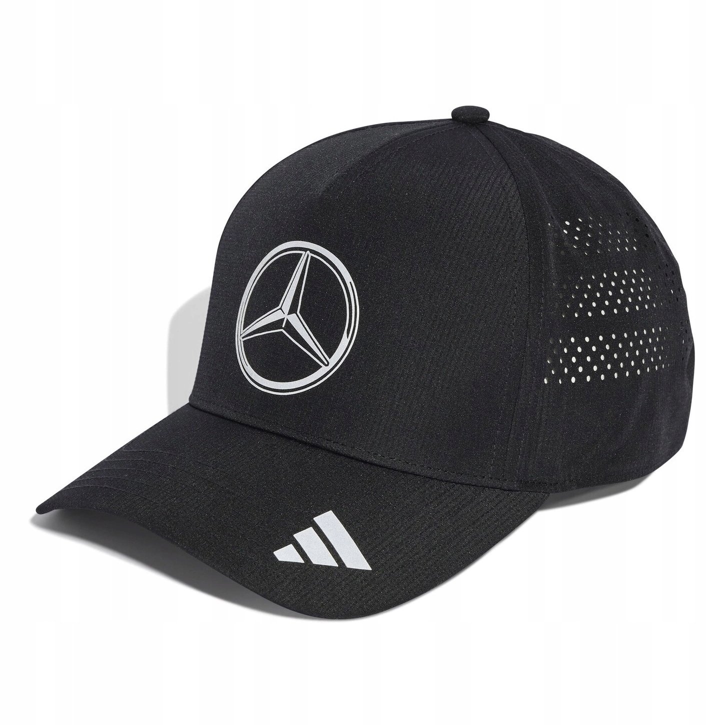 Czapka dziecięca Mercedes Amg F1 adidas 2025 Mechanic's Climacool