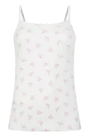 Biustonosze - Hunkemöller Top na ramiączkach Pointelle Biały - miniaturka - grafika 1