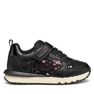 Buty dla dziewczynek - Sneakersy Geox J Fastics J46GZB 0BCBL C0037 M Czarny - miniaturka - grafika 1