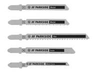 Wyrzynarki - PARKSIDE® Zestaw brzeszczotów do wyrzynarki "PSTZ 3 A1", 5 elementów (Metal) - miniaturka - grafika 1