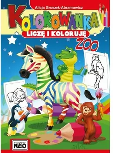 Niko Kolorowanki Liczę i koloruję Zabawki - Kolorowanki, wyklejanki - miniaturka - grafika 2