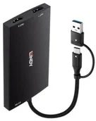 Adaptery i przejściówki - I/O CONVERTER USB-C/A TO HDMI/43430 LINDY - miniaturka - grafika 1