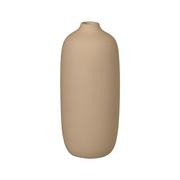 Wazony i flakony - Beżowy ceramiczny wazon Blomus Nomad, wys. 18 cm - miniaturka - grafika 1