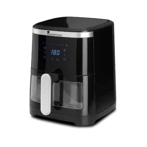 MasterPRO Rocket 420 frytkownica powietrzna 1300 W, 4,2 l, 8 programów, sterowanie dotykowe LED, powłoka nieprzywierająca, książka kucharska online
