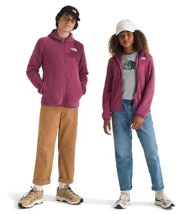 THE NORTH FACE NF0A8AZK6EO TEEN GLACIER F/Z KAPTUREM Kurtka Unisex Cyber Berry Rozmiar M - Kurtki i płaszcze dla chłopców - miniaturka - grafika 1