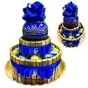 Zestawy upominkowe - Zestaw Prezentowy Tort Na Urodziny Prezent Na Święta Merci Śliwka W Czekoladzie Dla Mamy Taty - miniaturka - grafika 1