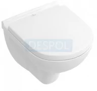 Miski WC - VILLEROY - BOCH 56881001 O.NOVO Miska WC wisząca podwieszana o wymiarze 360x490 z odpływem poziomym BIAŁA - miniaturka - grafika 1