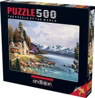 Puzzle - Puzzle 500 Dom z jeziorem Nowa - miniaturka - grafika 1