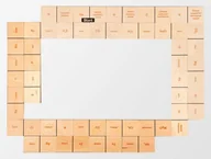Gry planszowe - Pilch, gra edukacyjna Chemiczne domino - symbole i wzory - miniaturka - grafika 1