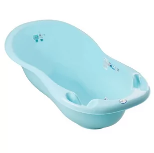 Tega Baby Wanna z odpływem 86 cm Pies i kot Niebieska - Wanienki dla dzieci - miniaturka - grafika 1