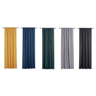 Zasłona z tunelem Derby 140 x 260 cm mix kolorów - Zasłony - miniaturka - grafika 1