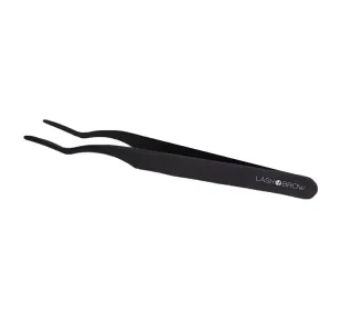 Lash brow Lash Brow Pęseta Do Aplikacji Rzęs Black LB-7703 - Akcesoria i kosmetyki do stylizacji brwi - miniaturka - grafika 1