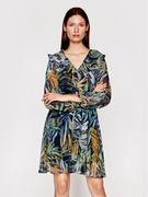 Sukienki - Marella Sukienka codzienna Cicoria 32212711 Kolorowy Regular Fit - miniaturka - grafika 1