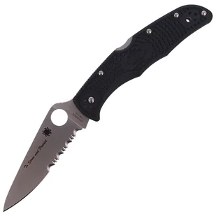 Spyderco inc Nóż Endura 4 Lightweight Thin Blue Line (C10FPSBKBL) C10FPSBKBL - Noże - miniaturka - grafika 1