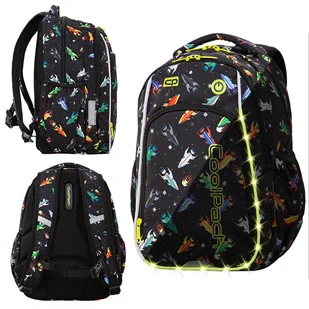 Patio Plecak Coolpack Led Strike S (A18207) Rockets - 94764CP - Plecaki szkolne i tornistry - miniaturka - grafika 1