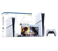Konsole Playstation - Sony PlayStation 5 Slim D Chassis PS5 1TB z napędem + The Last of Us Part I + The Last of Us Part II Remastered - miniaturka - grafika 1