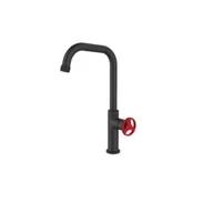 Baterie kuchenne - Sea-Horse Bateria Zlewozmywakowa Loftea Black Red - miniaturka - grafika 1