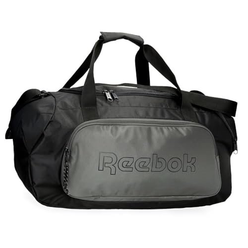Reebok Arlo Torba podróżna czarna 31x46x16 cm Poliester by Joumma Bags, Czarny (Black), Talla única, torba podróżna