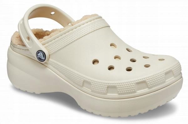 Damskie Ocieplane Buty Chodaki Crocs Classic Platform Lined Clog 38-39