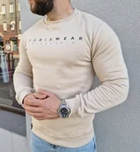 Bluzy męskie - Bluza męska beżowa Furia Wear - miniaturka - grafika 1
