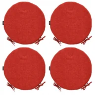 Poduszki na krzesła - Zestaw Okrągłych Poduszek Na Krzesło 40 cm 4 szt. - miniaturka - grafika 1