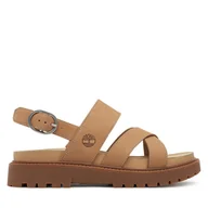 Sandały damskie - Sandały Timberland TB0A61T4EN31 Beżowy - miniaturka - grafika 1