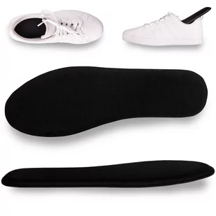 Wkładki do butów z pamięcią kształtu stopy MEMORY FOAM czarne rozm. 39 - Akcesoria obuwnicze - miniaturka - grafika 1