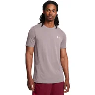 Koszulki sportowe męskie - Męska koszulka treningowa Under Armour UA Vanish Seamless SS - beżowa - UNDER ARMOUR - miniaturka - grafika 1