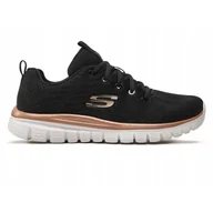 Buty trekkingowe damskie - Buty na co dzień damskie SKECHERS GRACEFUL siateczka - miniaturka - grafika 1