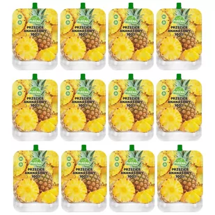 Zestaw 12 x Mus Przecier Purena Ananas Naturalny WEGE - Koncentraty warzywne, przeciery - miniaturka - grafika 1