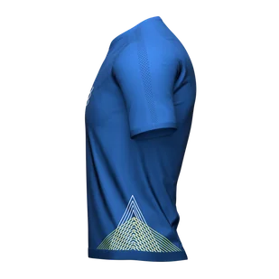 COMPRESSPORT Koszulka biegowa PERFORMANCE SS T-SHIRT niebieska - Koszulki sportowe męskie - miniaturka - grafika 6