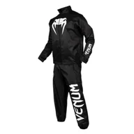 Kimona, stroje i obuwie - Venum Sauna Suit Kombinezon Do Sauny Giant Black/White - miniaturka - grafika 1