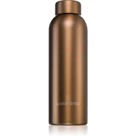 Butelki dla niemowląt - Waterdrop Thermo Steel Metal butelka na wodę ze stali nierdzewnej kolor Bronze Brushed 600 ml - miniaturka - grafika 1