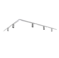 Lampy sufitowe - QAZQA Nowoczesny system oświetlenia szynowego z 5 białymi reflektorami jednofazowymi GU10 50 mm - Iconic Ruby - miniaturka - grafika 1