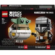 LEGO BrickHeadz Star Wars The Mandalorian & the Child 75317 - Klocki - miniaturka - grafika 2