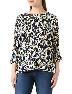 GERRY WEBER Edition T-shirt damski, Niebieski/zielony nadruk, 36 PL - Koszulki i topy damskie - miniaturka - grafika 1