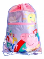 Torby szkolne - TORBA GIMNASTYCZNA ŚWINKA PEPPA 41CM - miniaturka - grafika 1