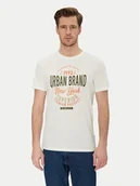 Koszulki męskie - Blend T-Shirt 20717759 Biały Regular Fit - miniaturka - grafika 1