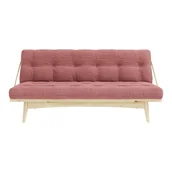 Sofy i kanapy - Różowa rozkładana sofa 190 cm Folk – Karup Design - miniaturka - grafika 1