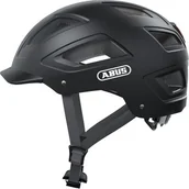 Kaski rowerowe - Abus Hyban 2.0 Kask, velvet black L 56-61cm 2020 Kaski miejskie i trekkingowe 86900 - miniaturka - grafika 1